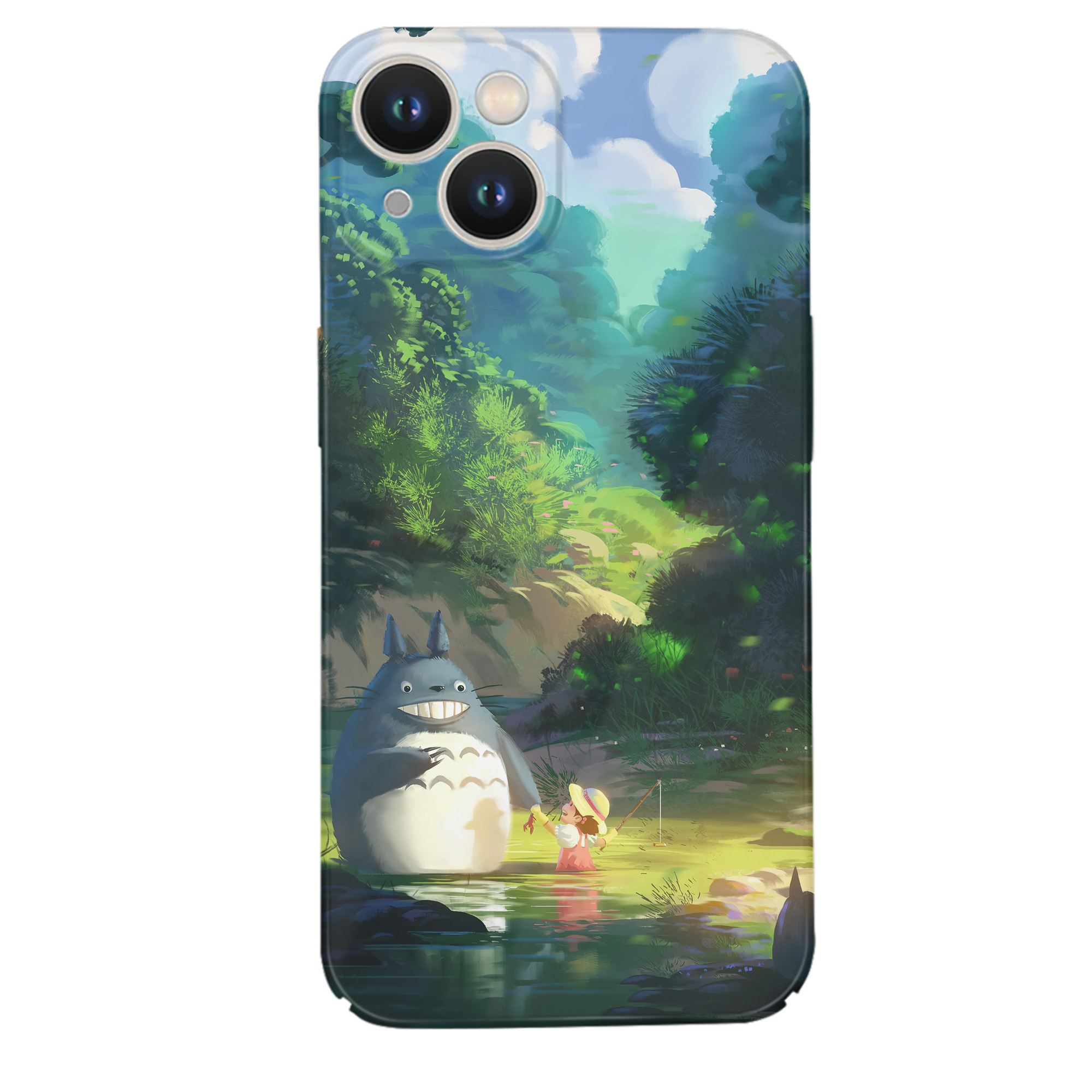 （画像用） となりのトトロ 草壁メイ 草壁サツキ My Neighbor Totoro Satsuki Kusakabe Mei Kusakabe 【iPhone 14シリーズ対応】ハードケース